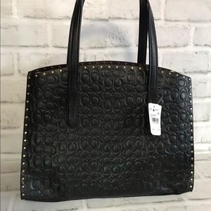 Charlie Carryall in Signature Leather w/ Brass Rivets